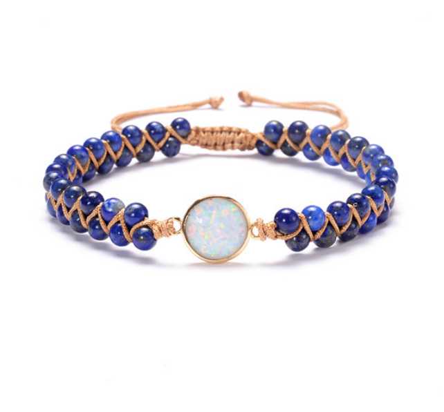 Amazoniet Bergkristal Parel Armband Myspirituals