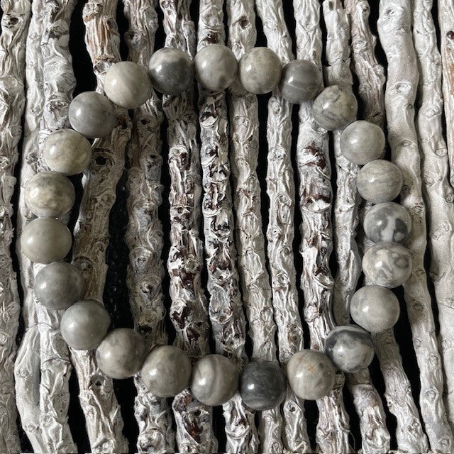 Grijze Jaspis Armband