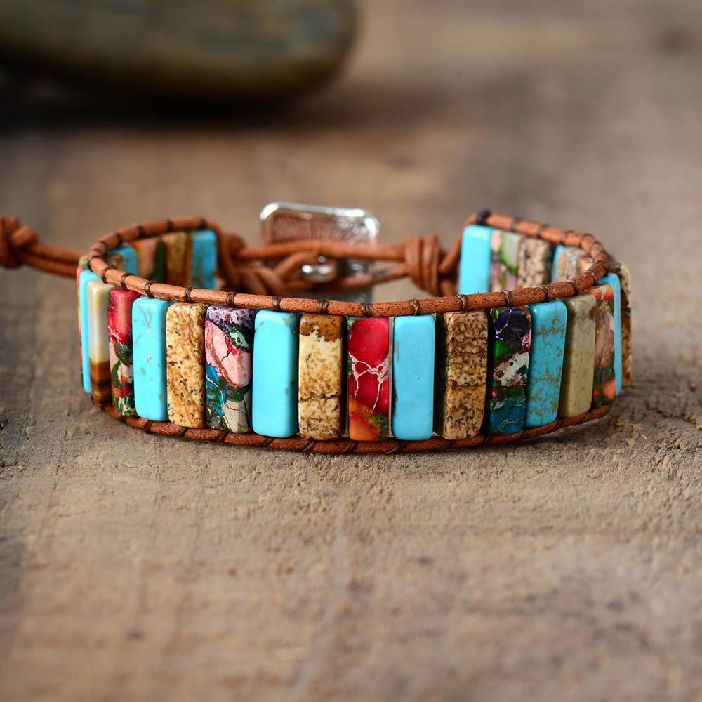 Kleurrijke Bohemian Chakra - Armband Myspirituals