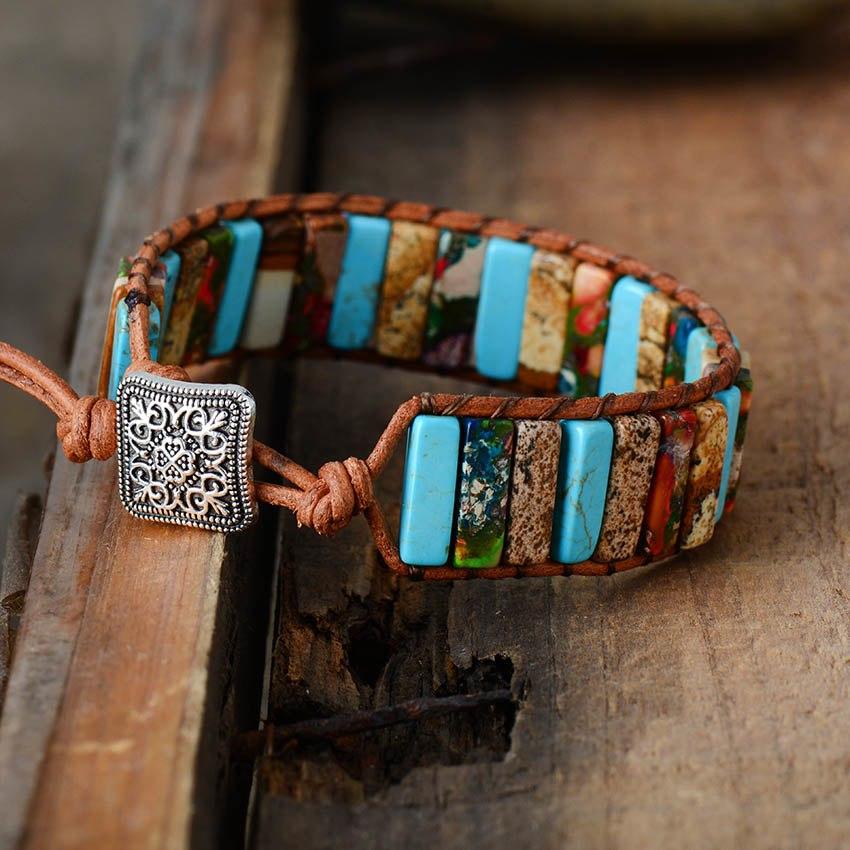 Kleurrijke Bohemian Chakra - Armband Myspirituals