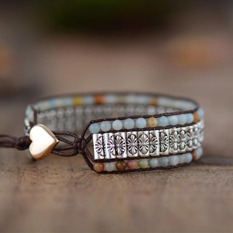 Tibetaanse Kralen Liefdes Armband m/v Myspirituals