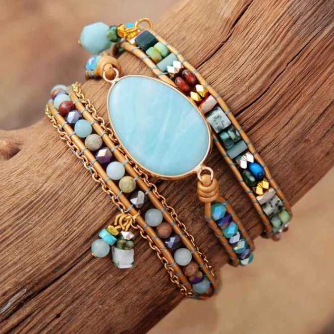 Bohemian Oceaan Wikkelarmband Myspirituals