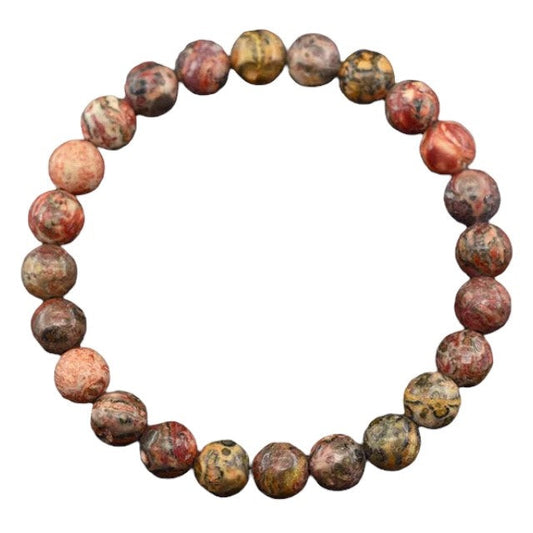Rode Luipaard Jaspis Armband