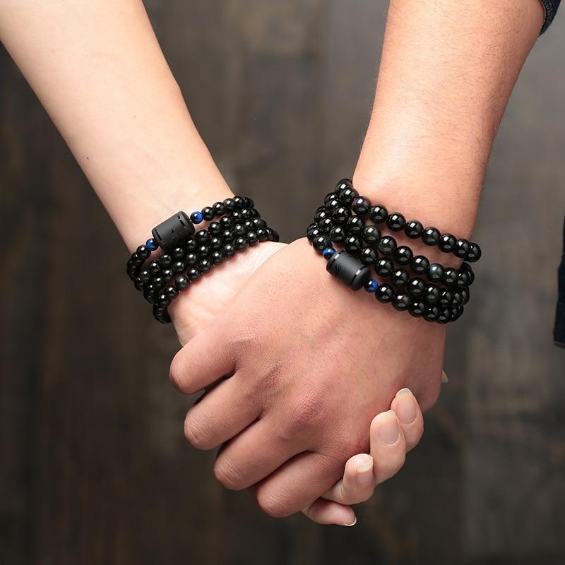 Armband Hematiet, Tijgeroog en Obsidiaan Triple Protection Armband Hematiet, Tijgeroog en Obsidiaan Triple Protection