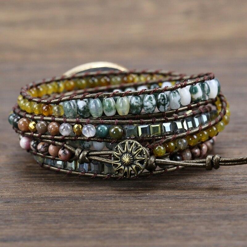 Oceaan Kwarts Wikkelarmband Myspirituals
