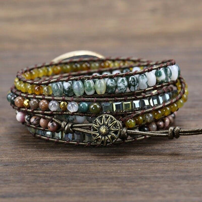 Oceaan Kwarts Wikkelarmband Myspirituals