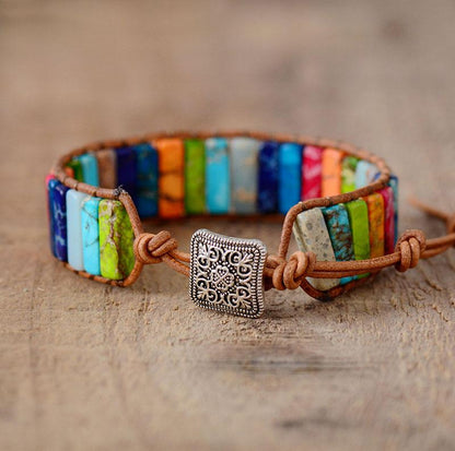 Regenboog Chakra Armband - Handgemaakt (Vegan) Myspirituals