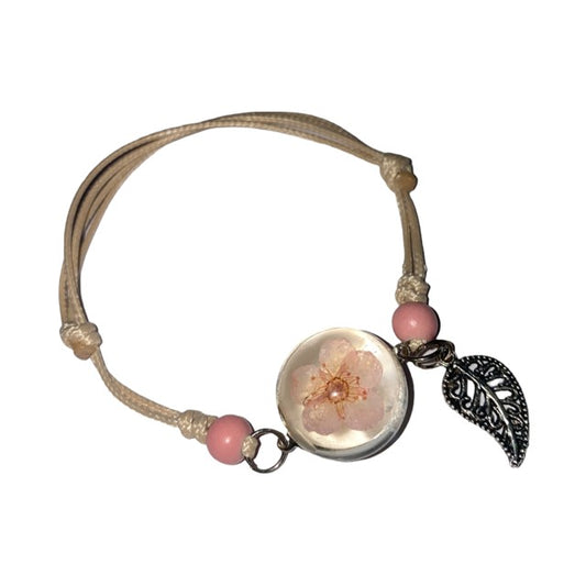 Roze Lotusbloem Armband Myspirituals