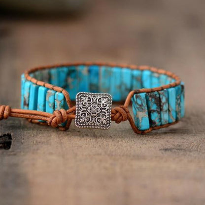 Turquoise Chakra Armband - Handgemaakt Myspirituals