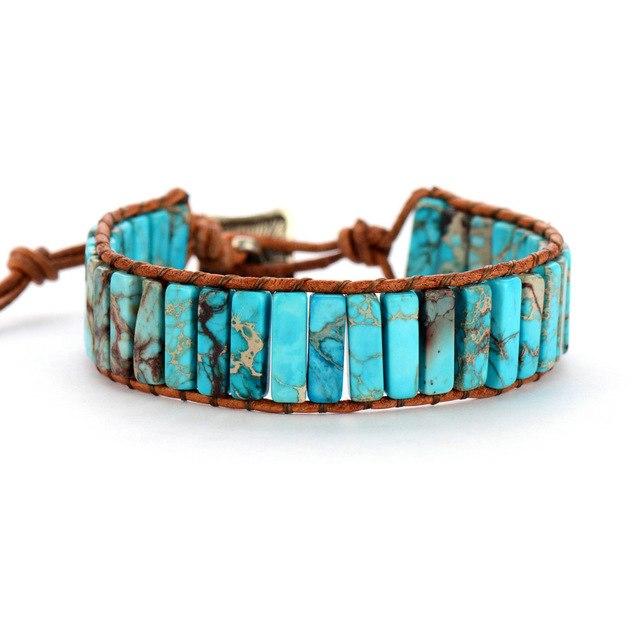 Turquoise Chakra Armband - Handgemaakt Myspirituals